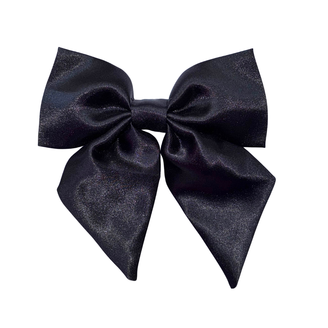 Black Collar Bow