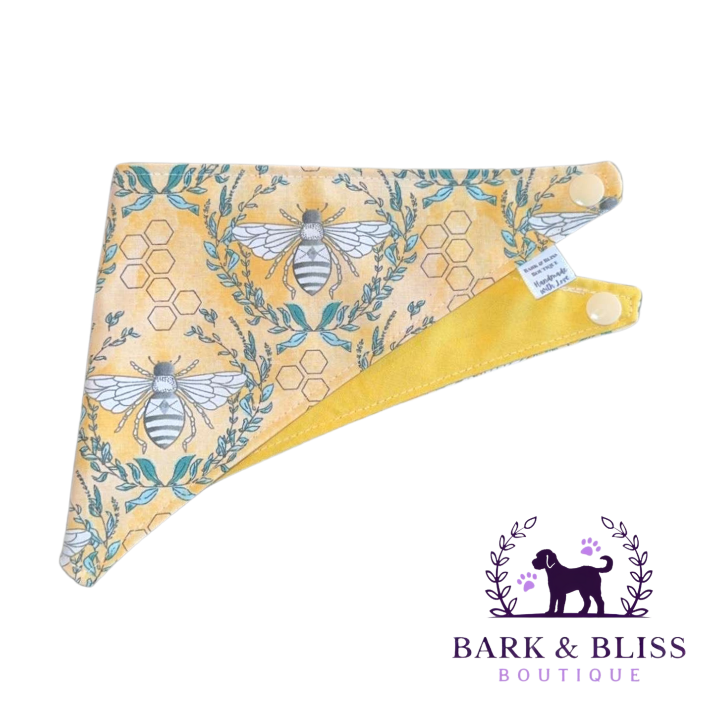 Yellow Bee Bandana