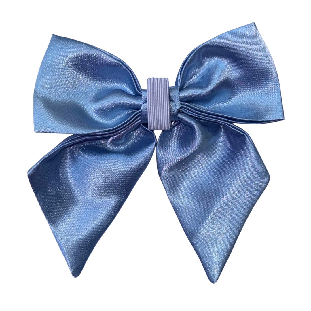Baby Blue Collar Bow