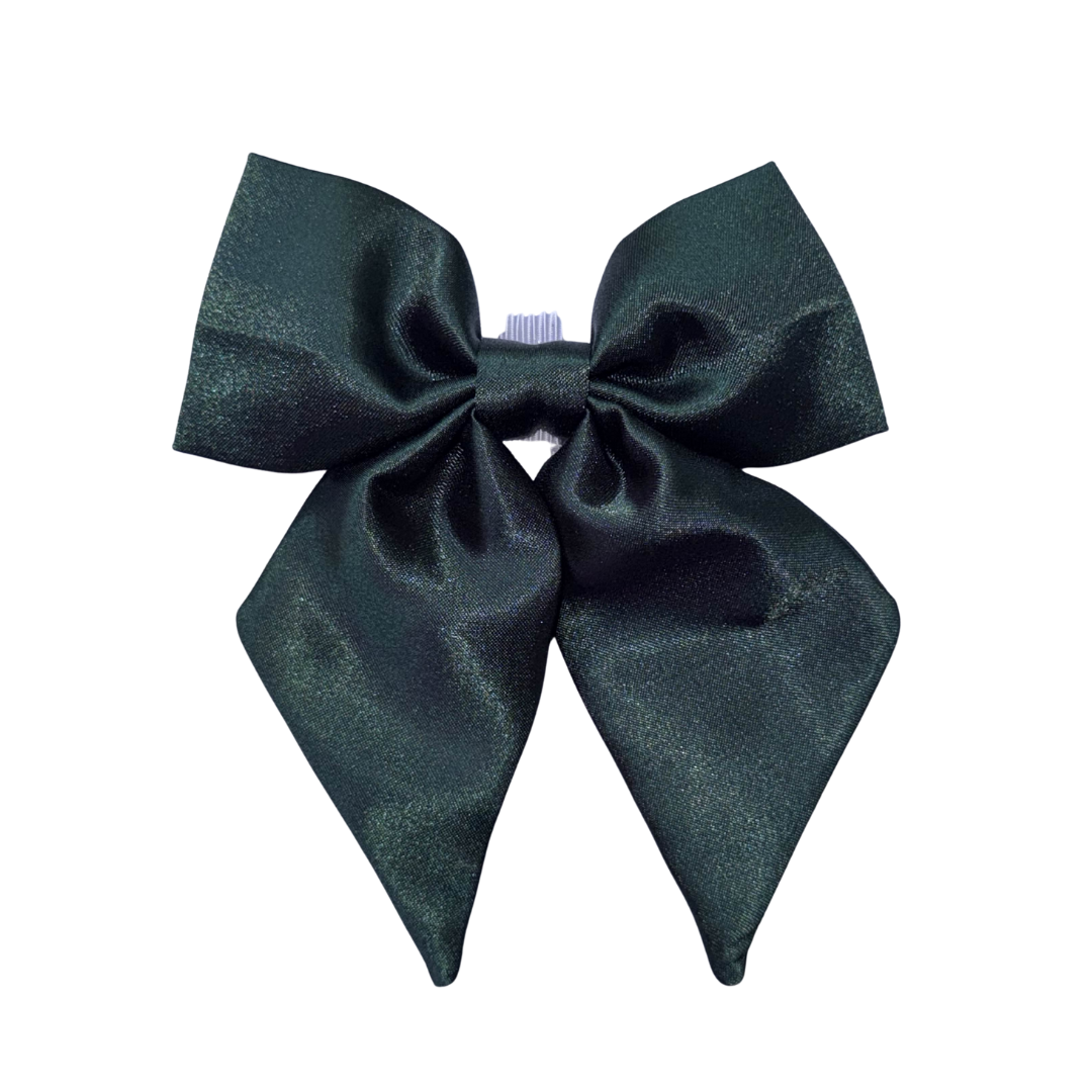 Emerald Green Collar Bow