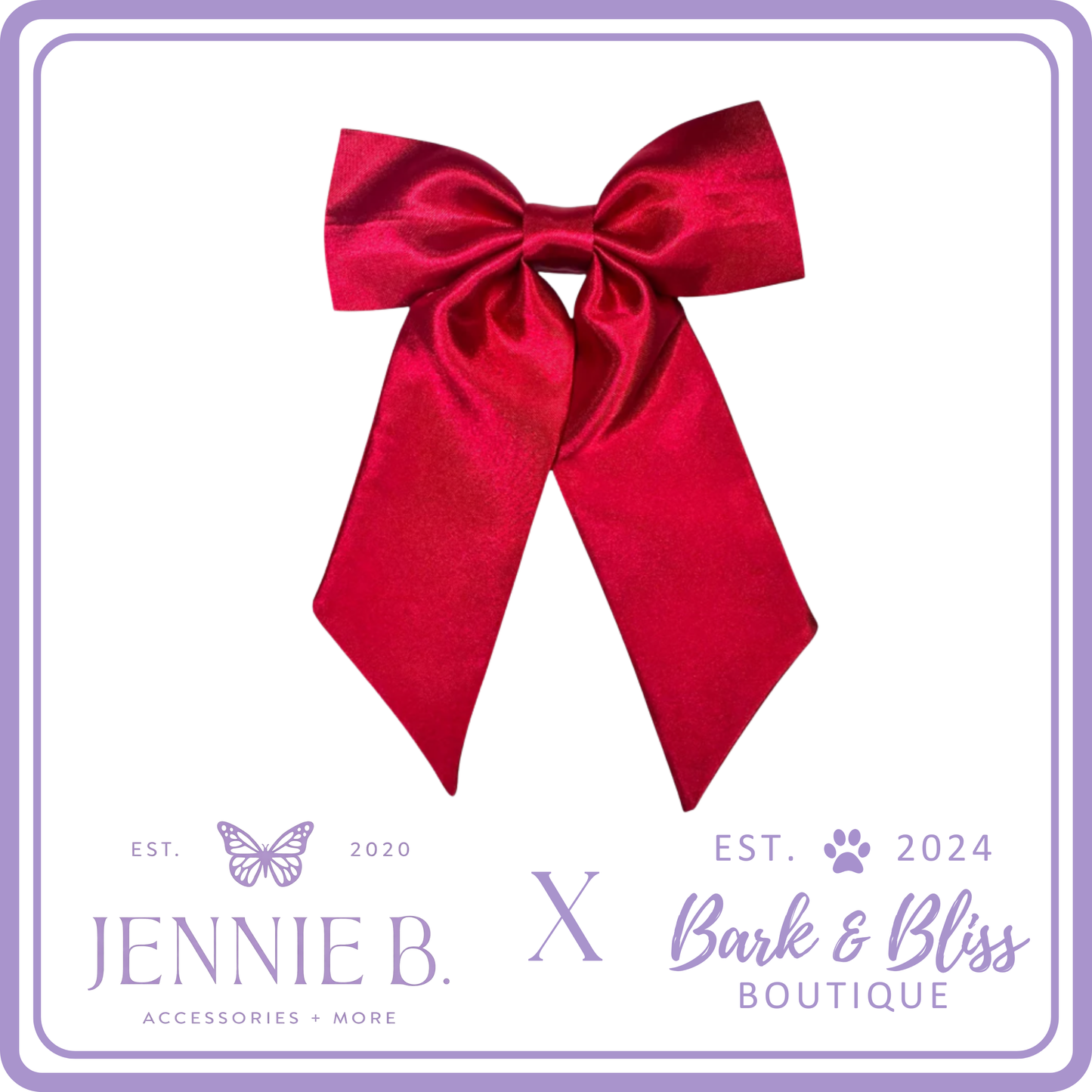 Cranberry Matching Human Bow