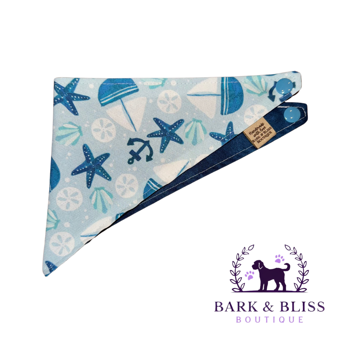 Sailboats and Starfish Bandana