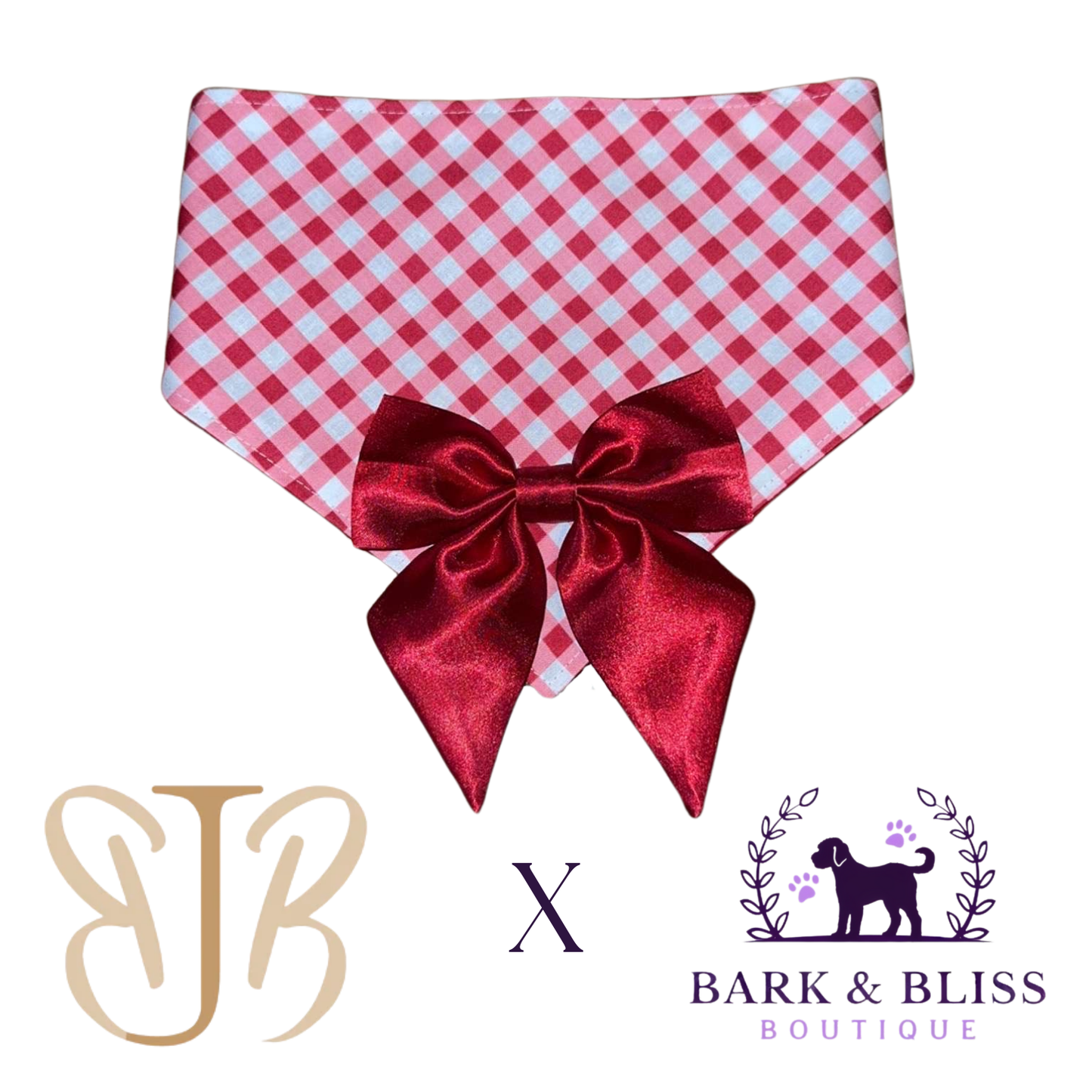 JB X B&B Collab Cranberry Bandana
