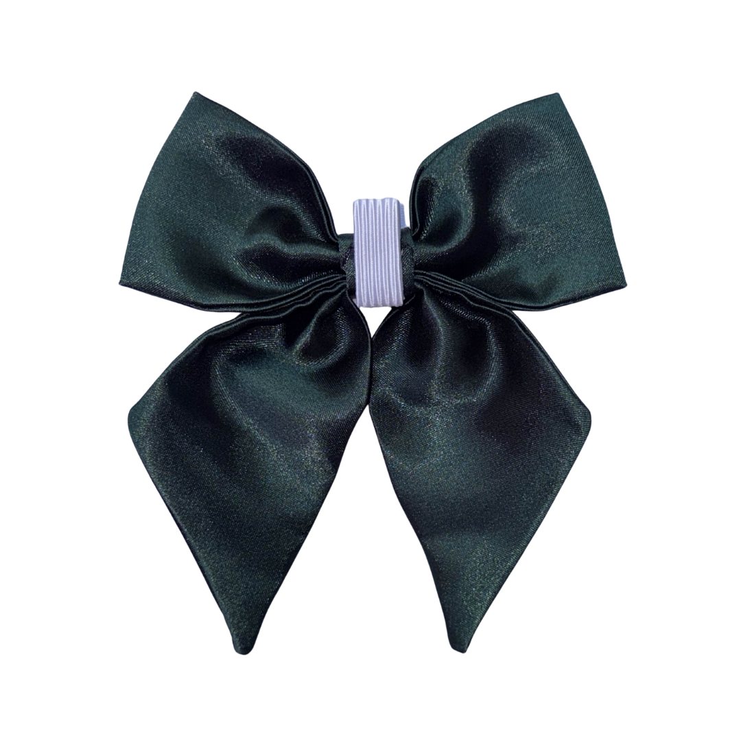 Emerald Green Collar Bow
