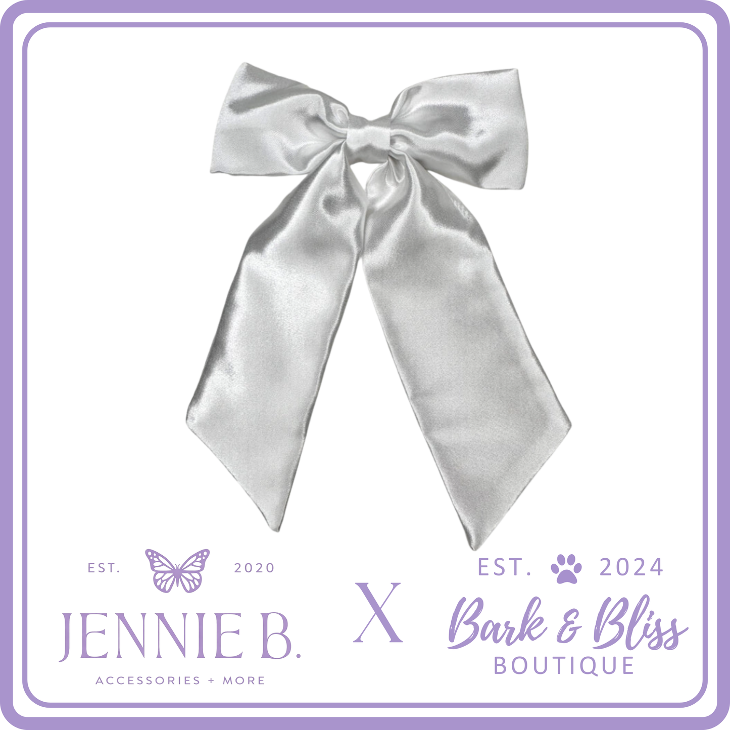 White Matching Human Bow