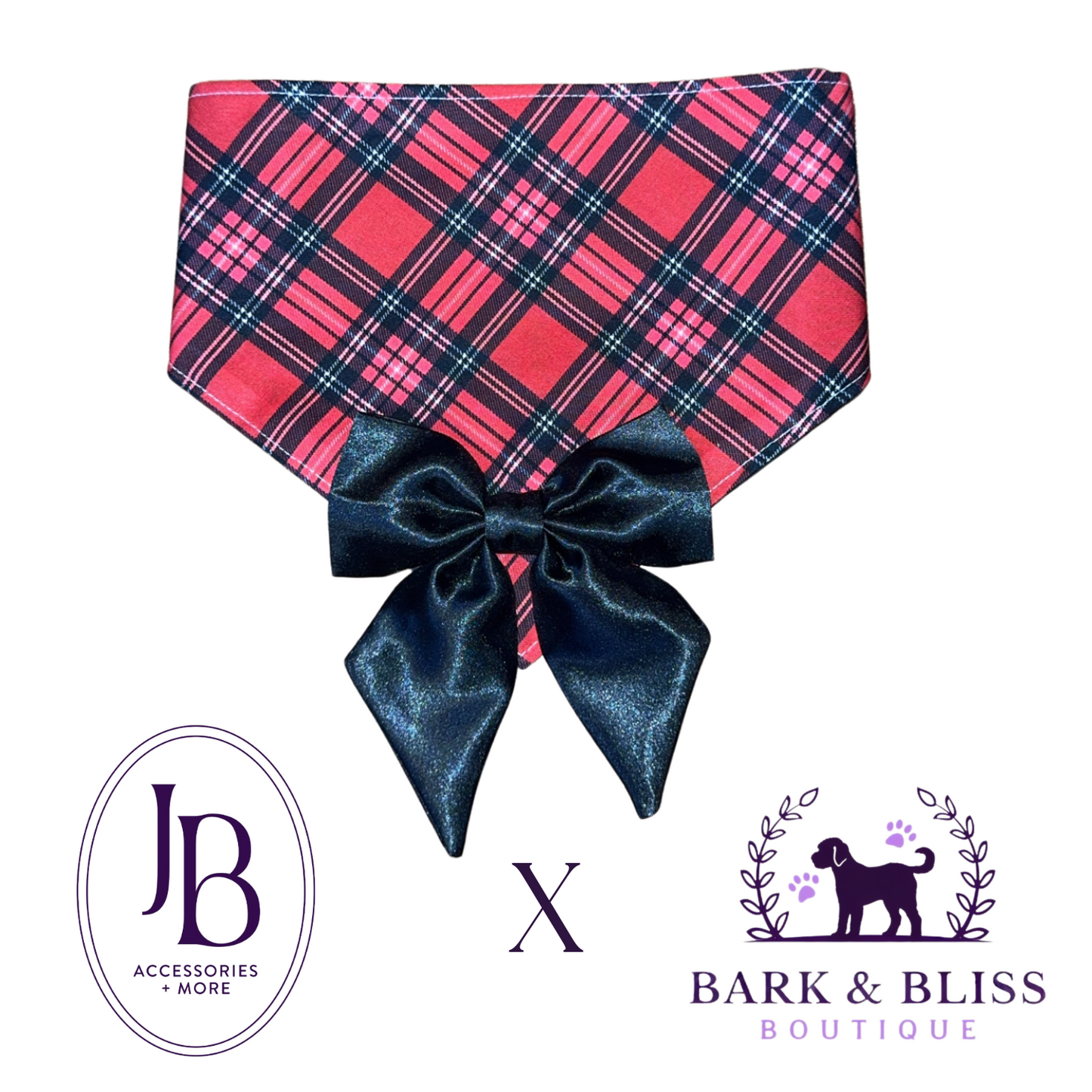 JB X B&B Collab Black Bandana