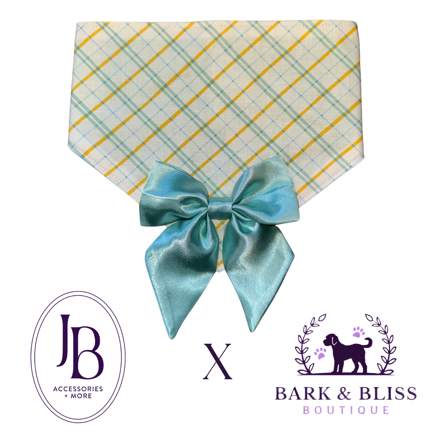 JB X B&B Collab Mint Bandana