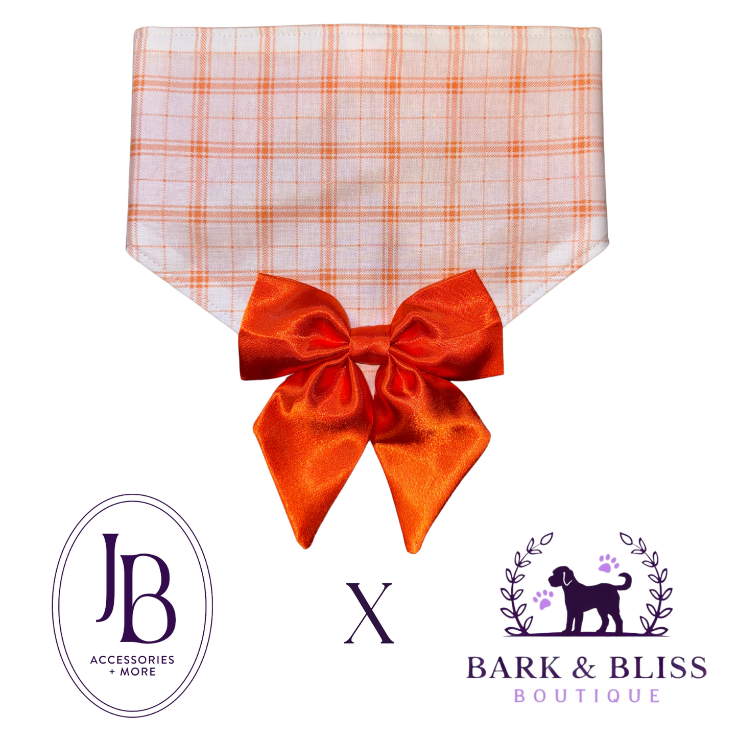 JB X B&B Collab Orange Bandana