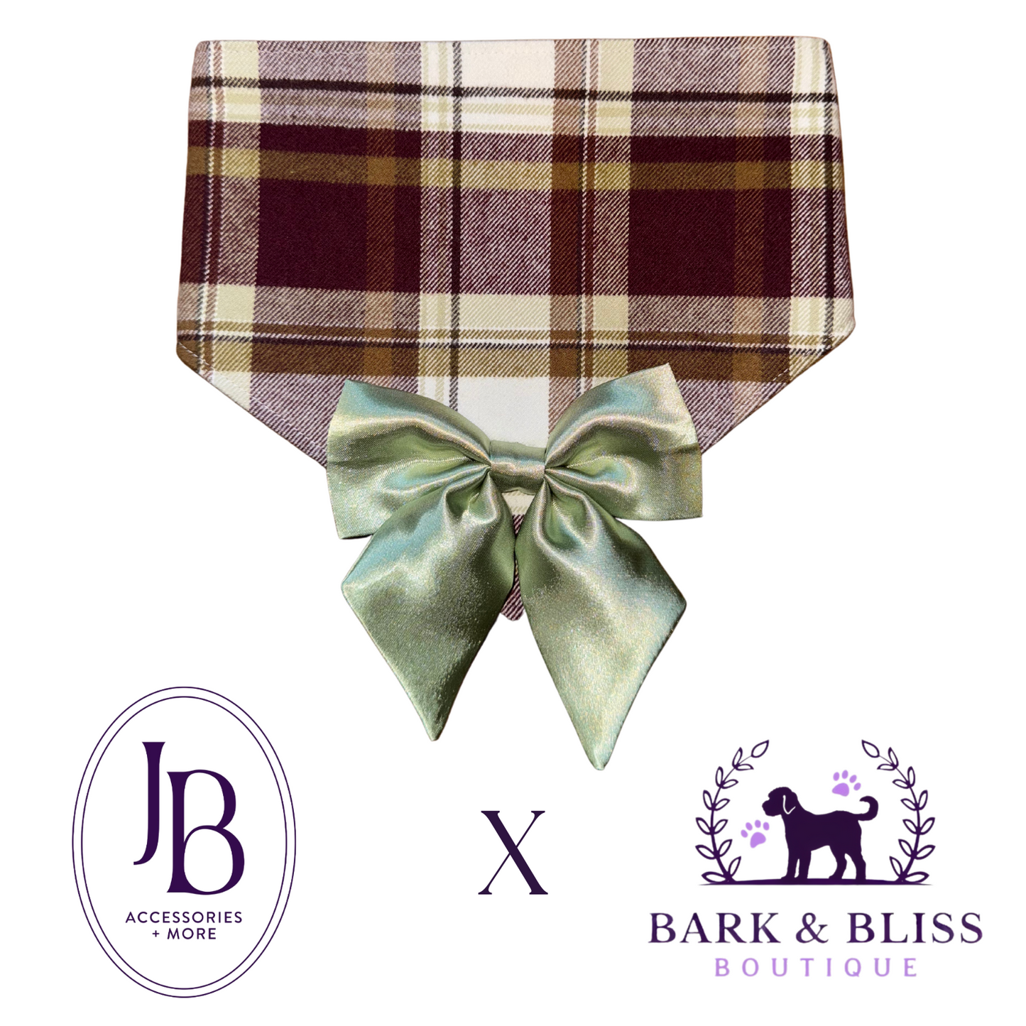 JB X B&B Collab Sage Green Bandana