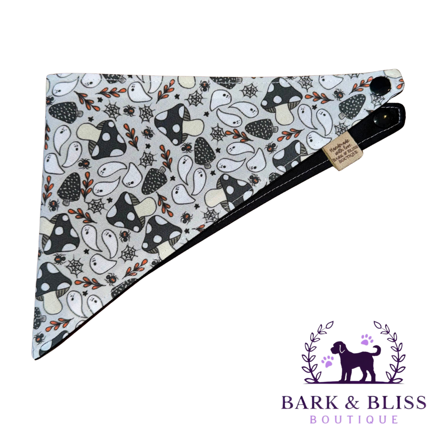 Mushrooms and Ghosts Bandana