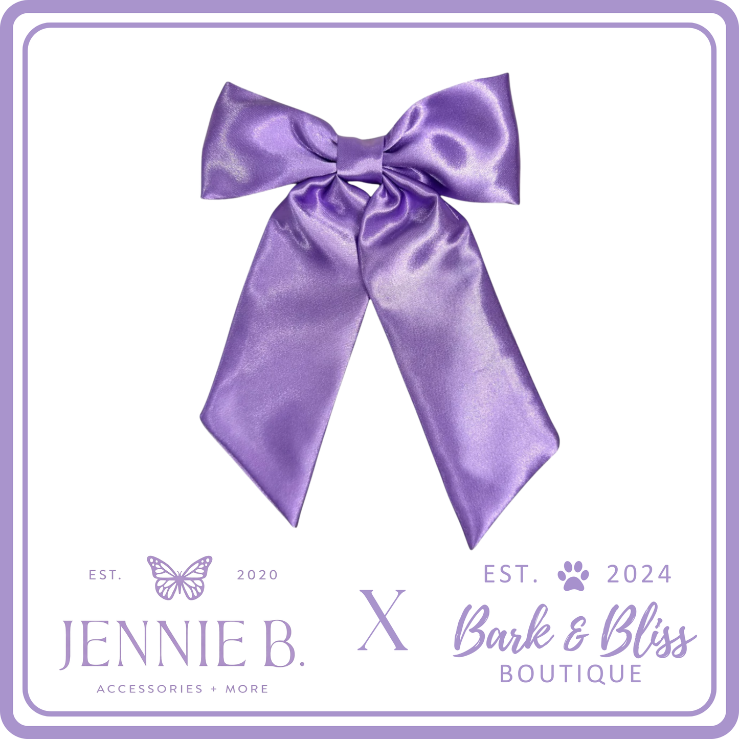 Lavender Matching Human Bow