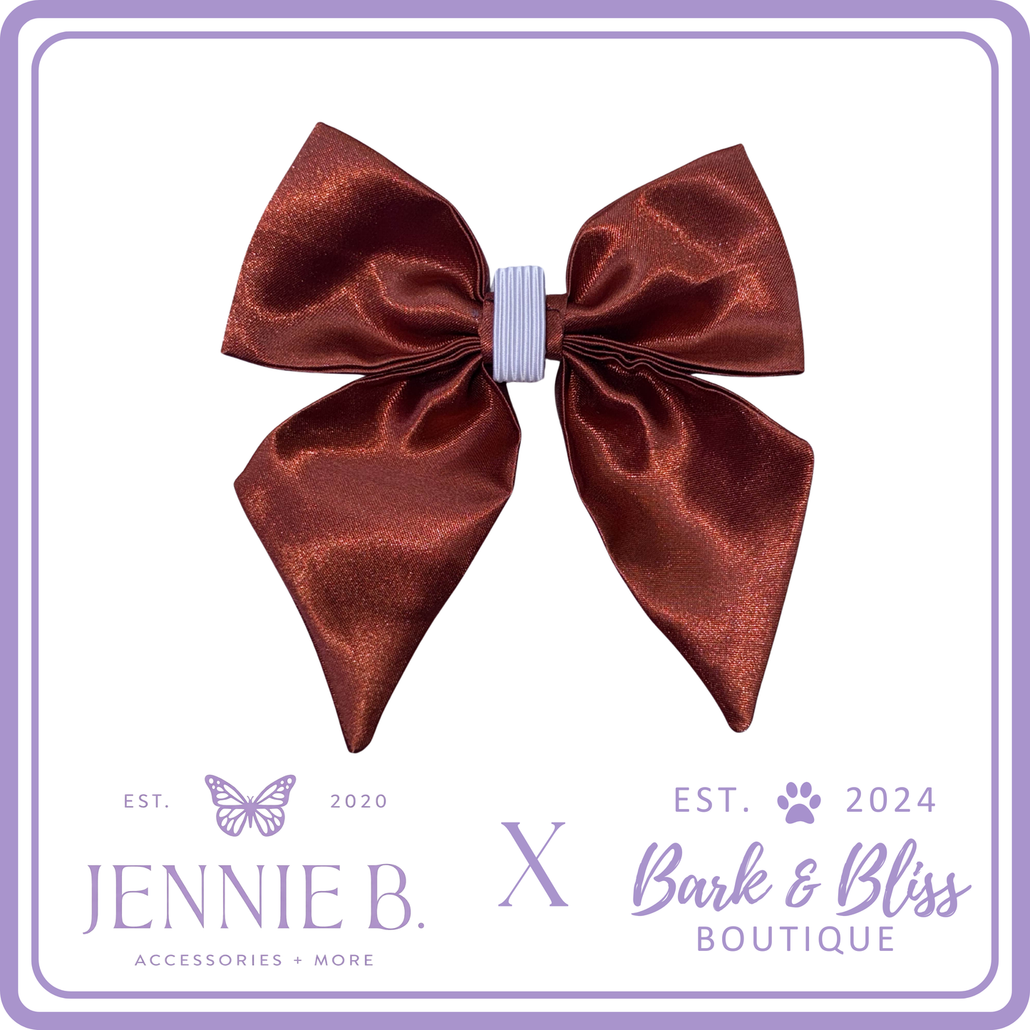 Amber Collar Bow
