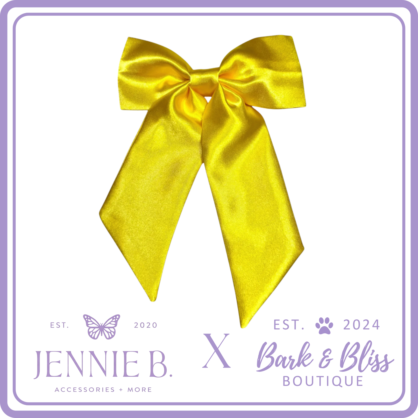 Yellow Matching Human Bow