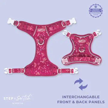 Step & Switch® Dog Harness: Chiswick Dragonfruit