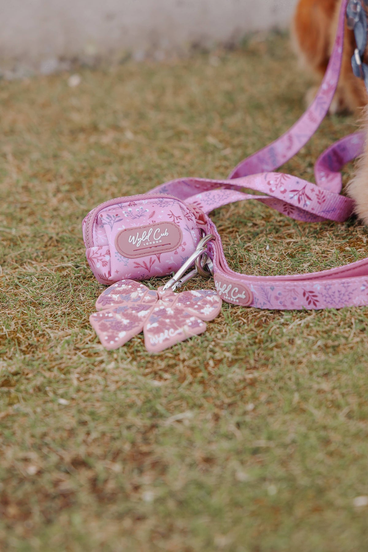 Dog Poop Bag Holder: Chiswick Rosewood