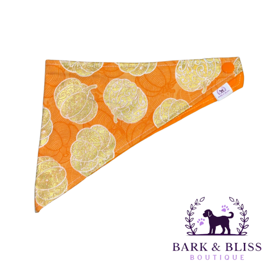 Golden Pumpkin Bandana
