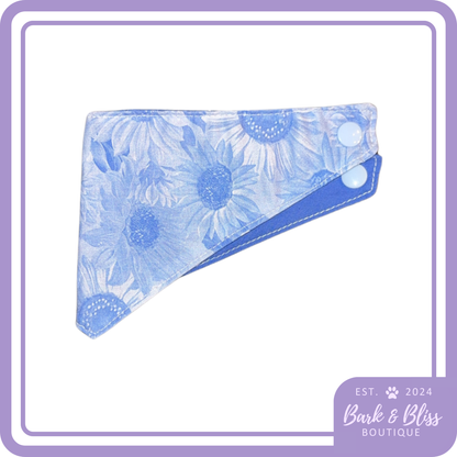 Blue Sunflower Bandana