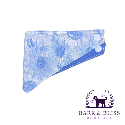 Blue Sunflower Bandana