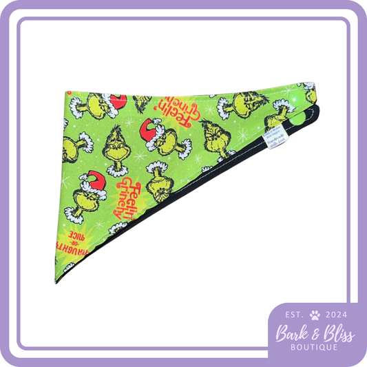 Green Grinch Bandana