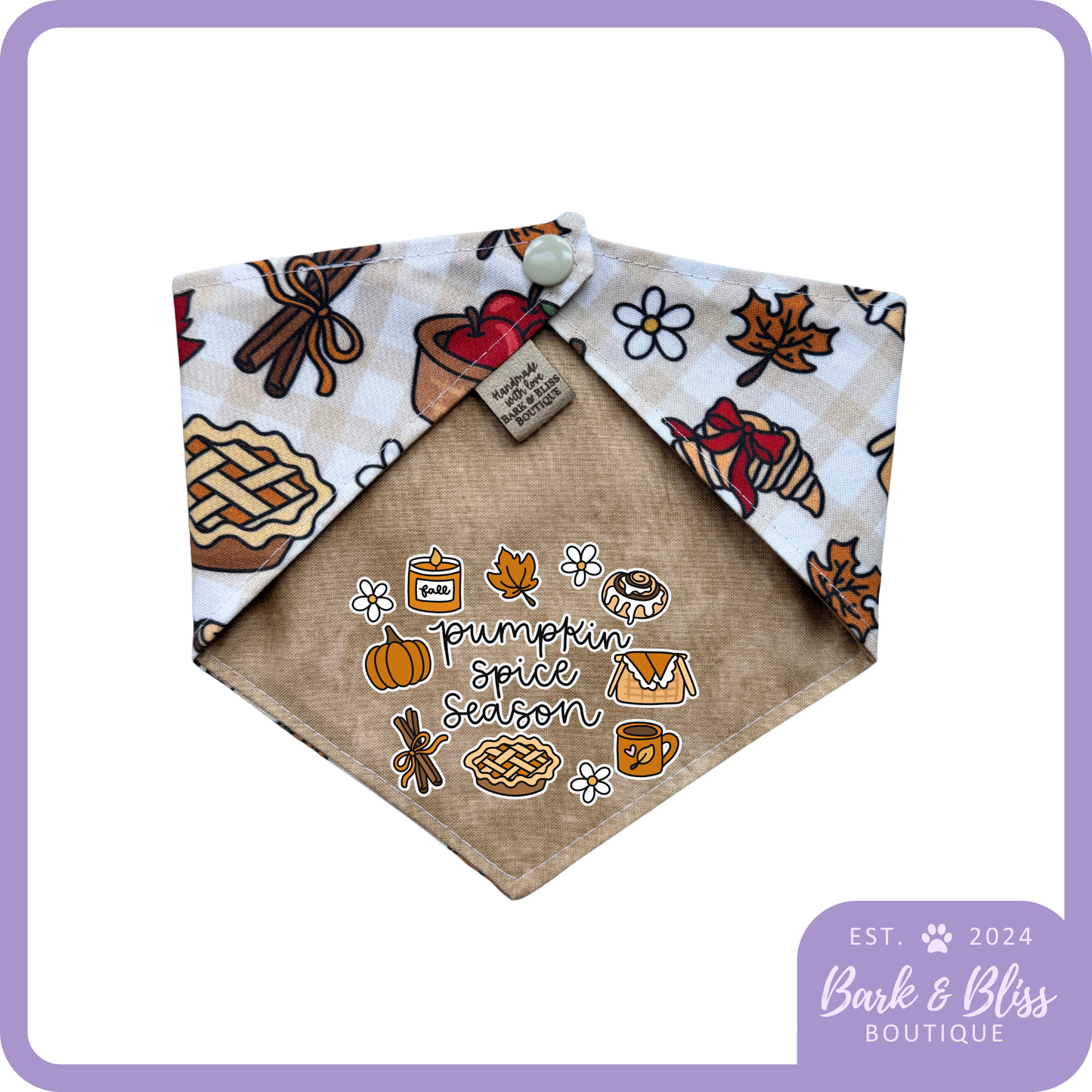 Pumpkin Spice Season Bandana