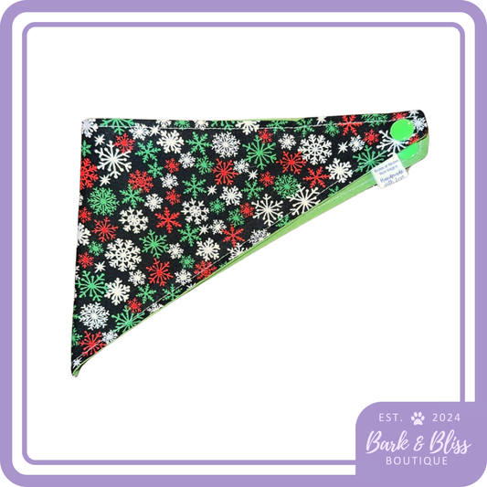 Christmas Snowflake Bandana