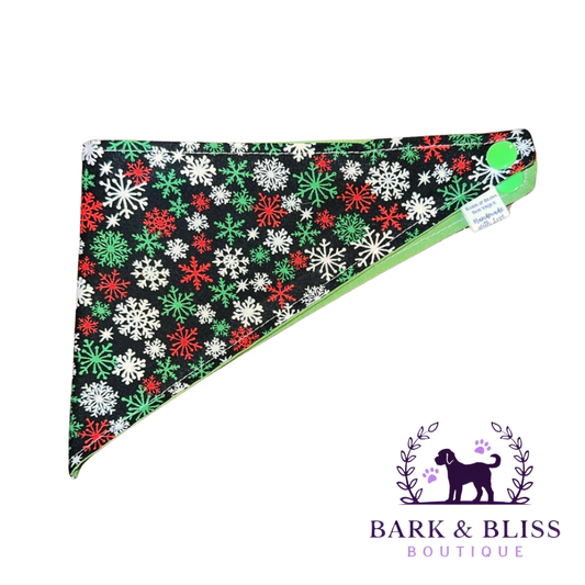 Christmas Snowflake Bandana