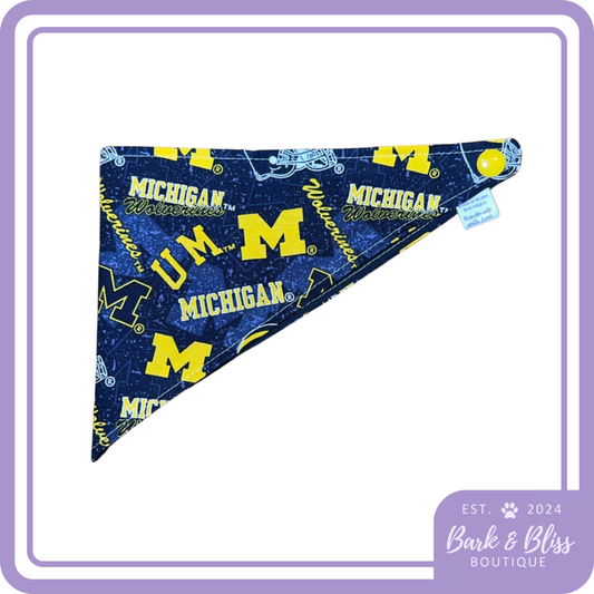Michigan Wolverines Bandana