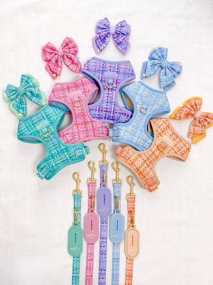 Adjustable Dog Harness: Belgravia Macaron