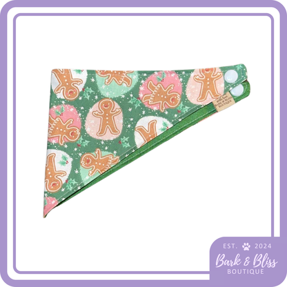 Green Gingerbread Bandana