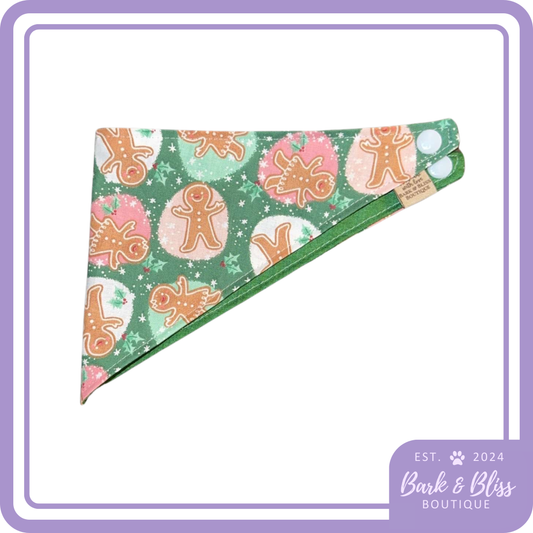 Green Gingerbread Bandana
