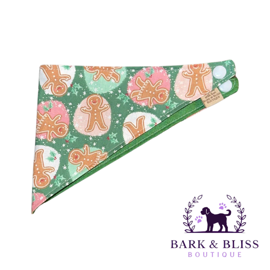 Green Gingerbread Bandana