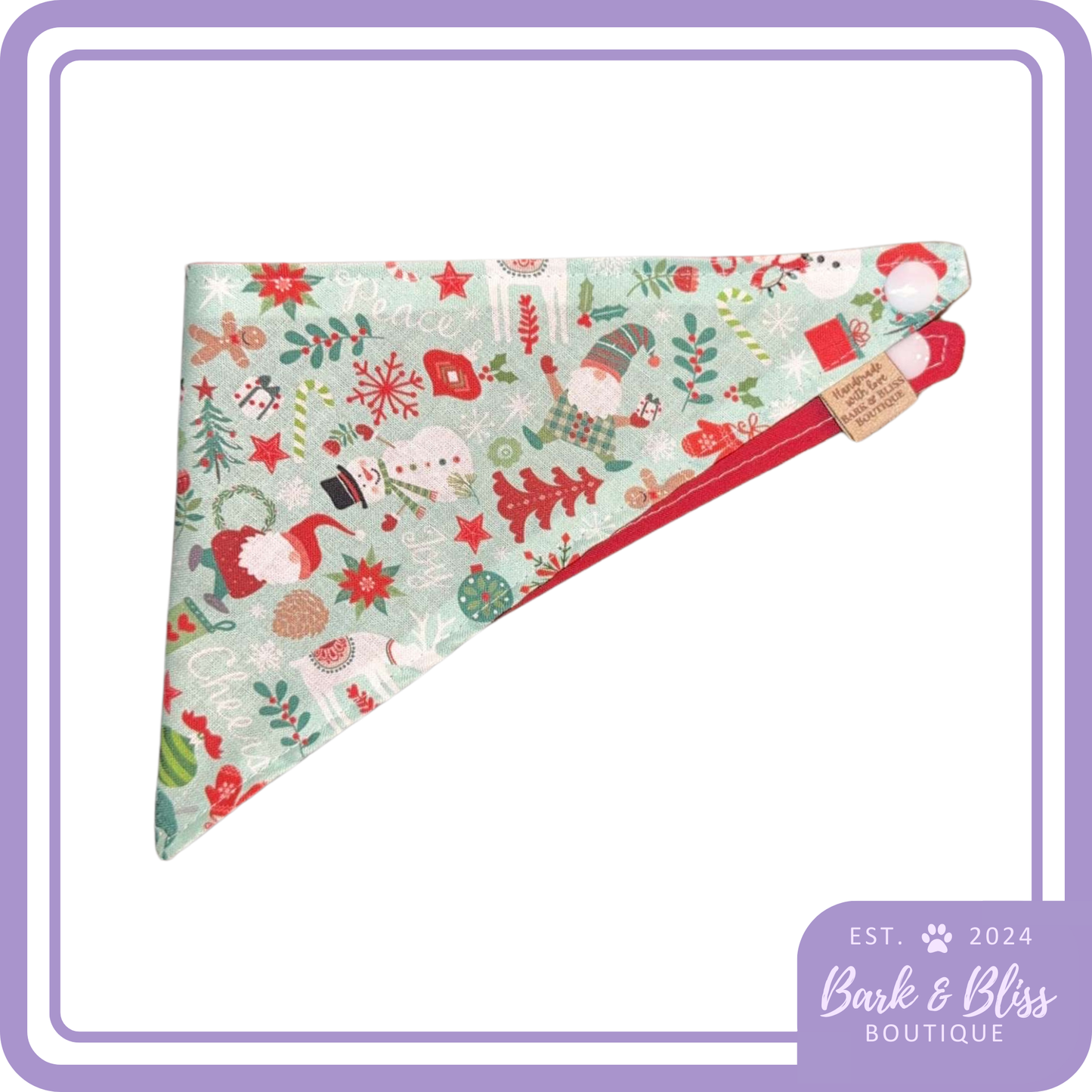 Christmas Gnomes Bandana