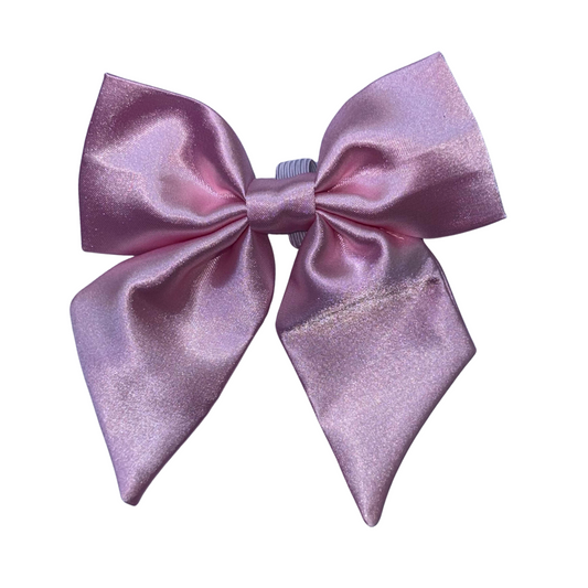 Baby Pink Collar Bow