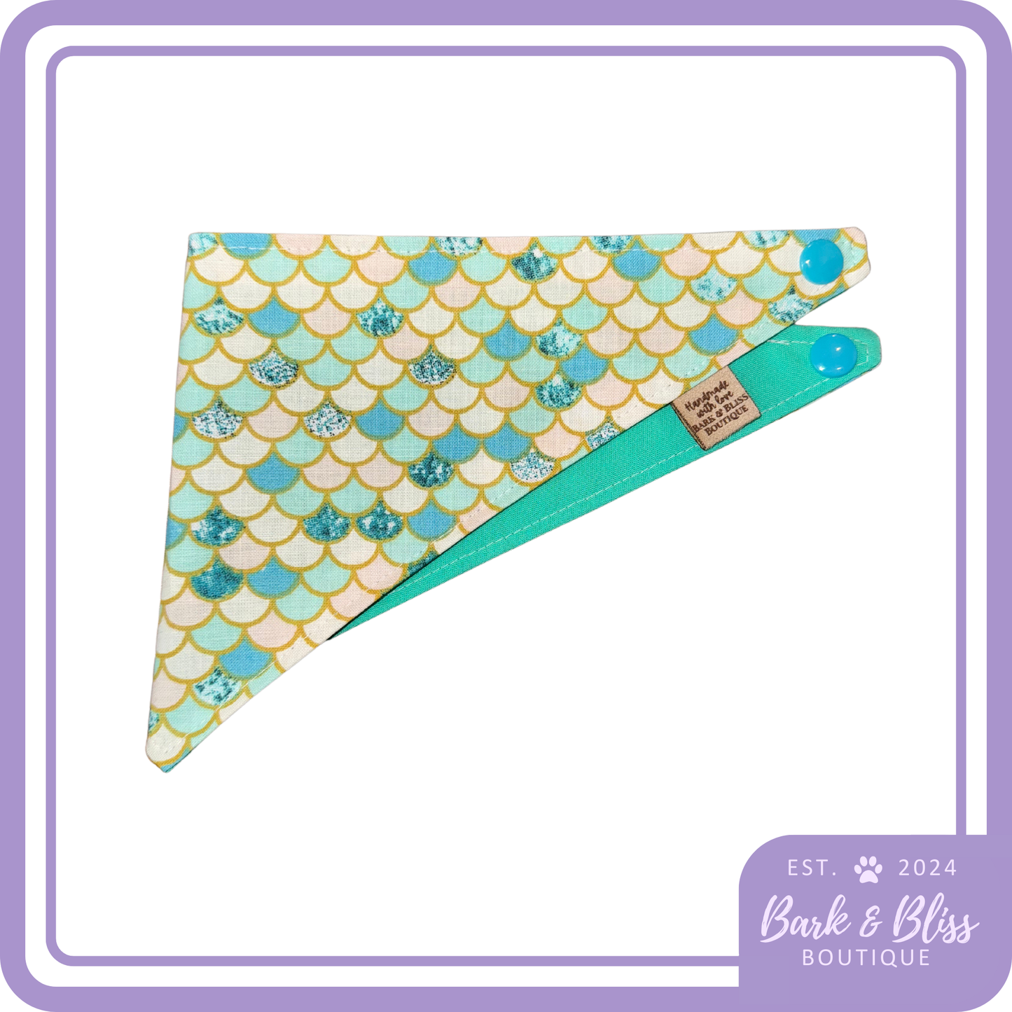 Blue Mermaid Bandana