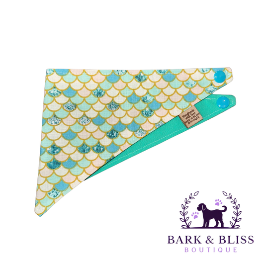 Blue Mermaid Bandana