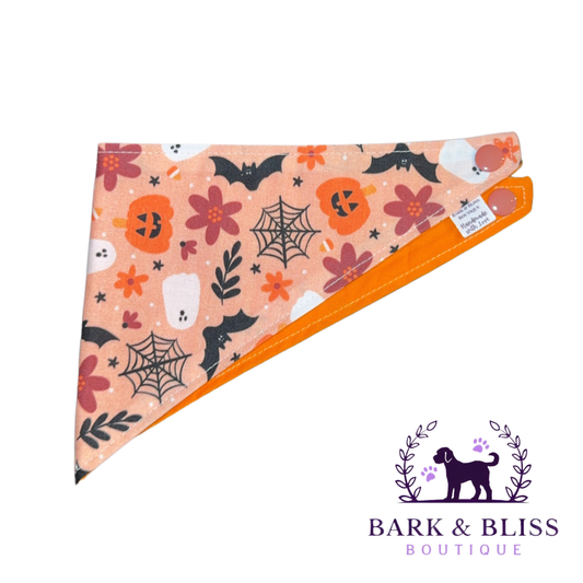 Orange Halloween Bandana