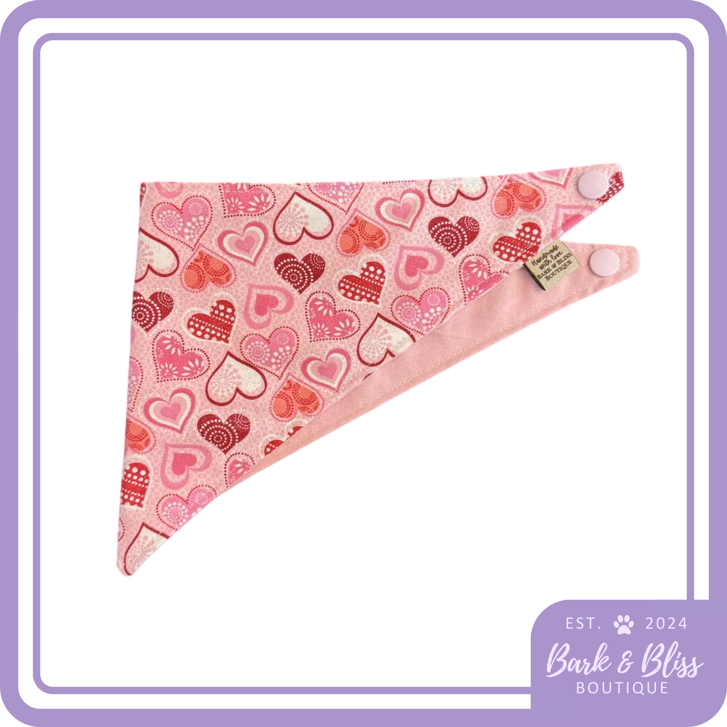 Valentines Day Hearts Bandana