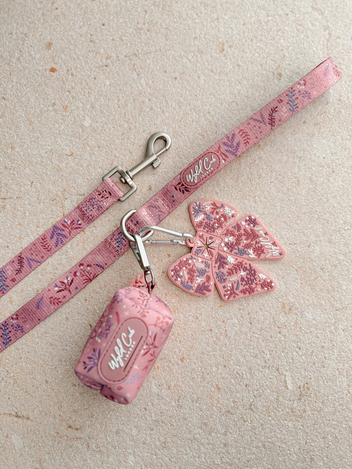 Dog Poop Bag Holder: Chiswick Rosewood
