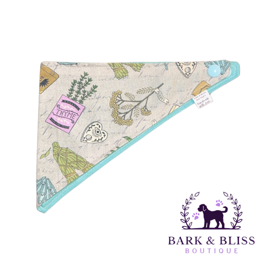 Grey Halloween Bandana