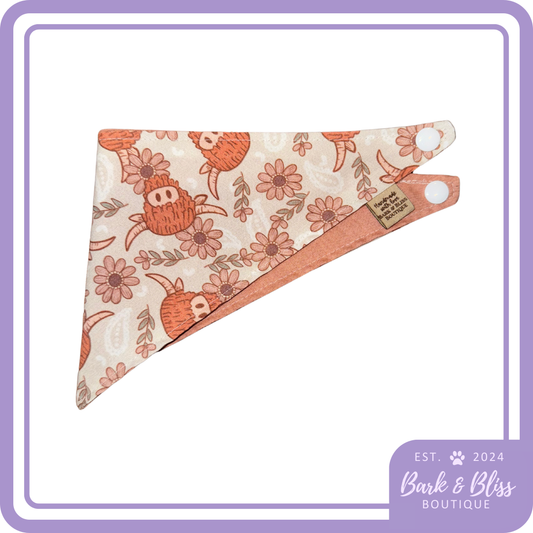 Fluffy Longhorn Bandana