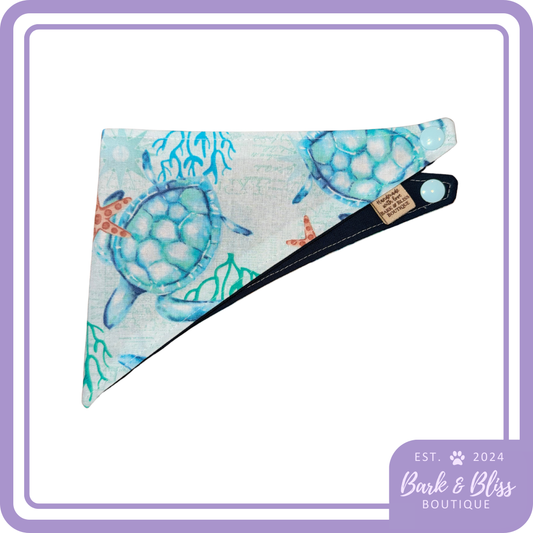 Sea Turtles and Starfish Bandana