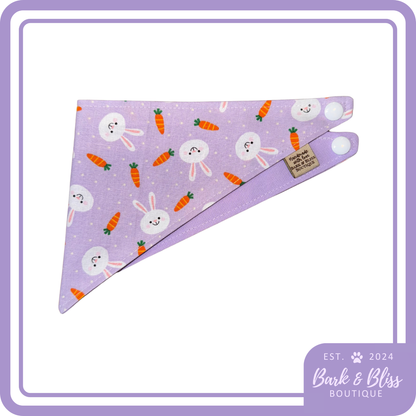Bunnies and Carrots Bandana