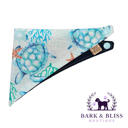 Sea Turtles and Starfish Bandana