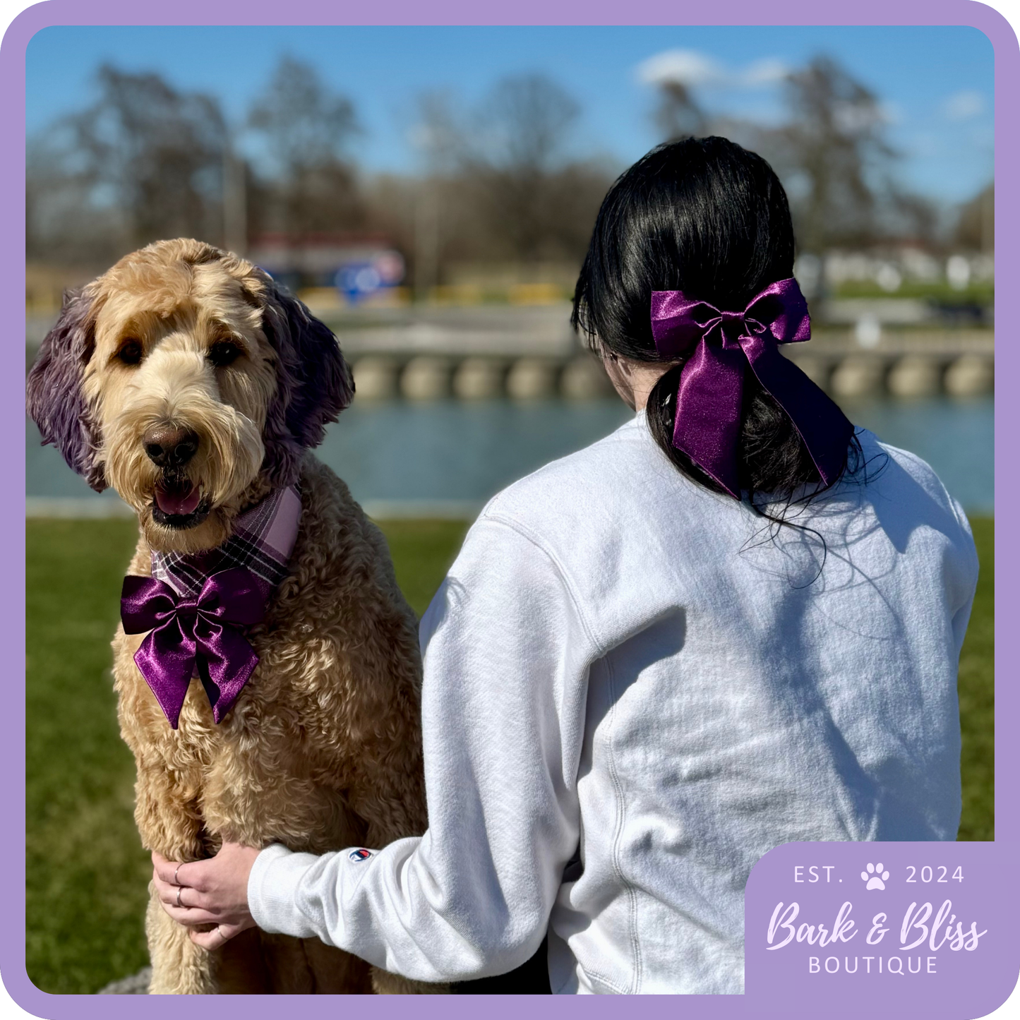 JB X B&B Collab Plum Bandana