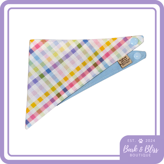 Colourful Plaid Bandana
