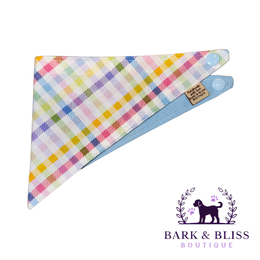 Colourful Plaid Bandana