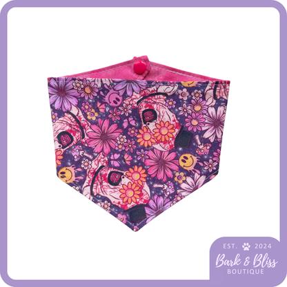 Floral Terrified Art Bandana