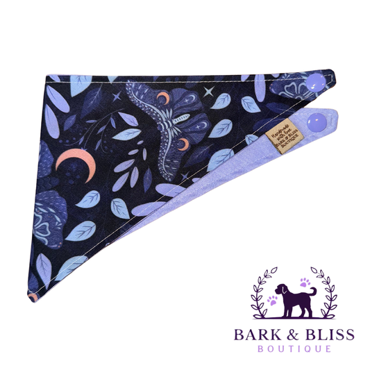 Blue Moth Bandana
