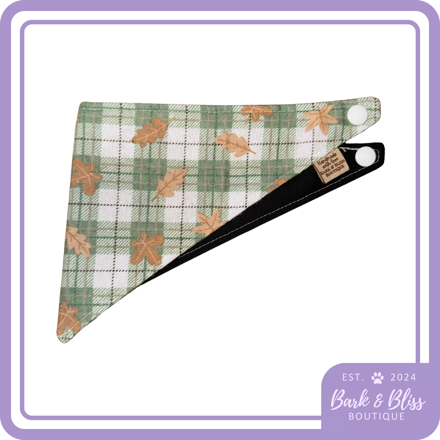 Green Flannel Bandana
