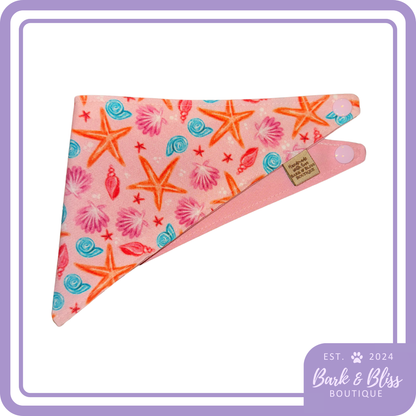 Starfish and Shells Bandana